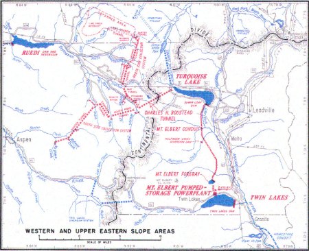 Fryingpan-Arkansas Project western and upper eastern slope facilities