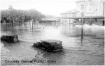Cherry Creek Flood August 31, 1933 -- photo via the Denver Public Library