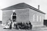 Arvada School circa 1888 photo via ArvadaHistory.org