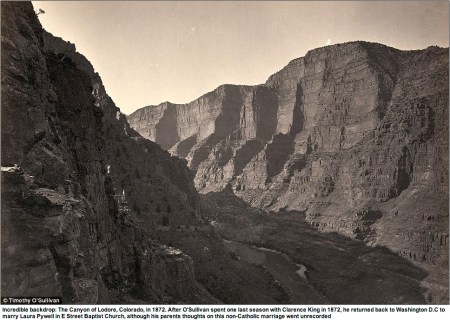 Lodore Canyon via Timothy O. Sullivan