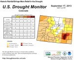 US Drought Monitor Colorado Map September 19, 2013