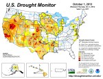 US Drought Monitor October 1, 2013