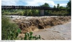 Fountain Creek swollen by stormwater November 2011 via The Pueblo Chieftain