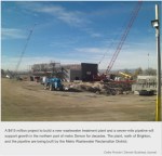 Metro Wastewater District Northern Plant construction November 2013 via the Denver Business Journal