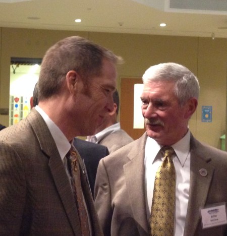 Sean Cronin and John McClow at the 2014 CFWE President's Award Reception