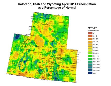 wyutcoprecipitationaspercentofaverageapril2014