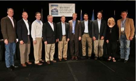 Photo of the Governors at the Annual Meeting via the Western Governors Association