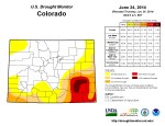 Colorado Drought Monitor June 24, 2014