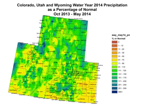 uppercoloradoriverbasinprecipitationwateryeartodaythru052014