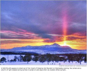 Sleeping Ute Mountain via the Cortez Journal