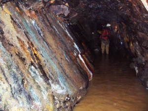 Fault vein in Standard Mine Gunnison County