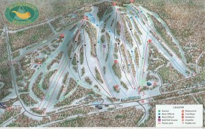 Trail map for Powderhorn Ski Area via liftopia