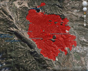 Waldo Canyon Fire burn scar