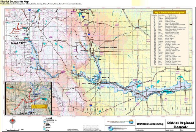 Fryingpan-Arkansas Project via the Southeastern Colorado Water Conservancy District