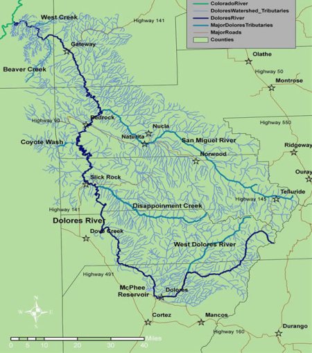 Dolores River watershed