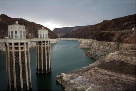 Low Lake Mead August 2014 via Yahoo!
