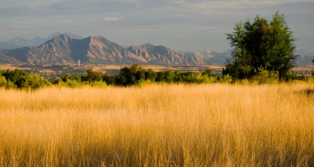 The Flatirons from Wheat Ridge photo via Wheat Ridge 2020