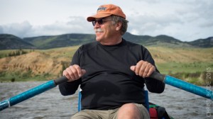 Steve Vandiver enjoys a river float.