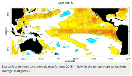 seasurfacetemperatureanomalymapjune2015stateoftheplanet