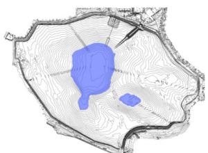 Marston water level during construction