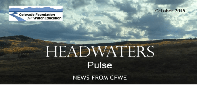 Headwaters Pulse October 2015 cover
