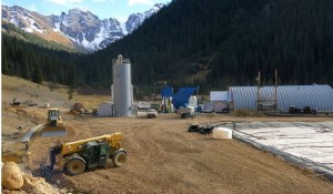 The EPA's wastewater treatment plant near Silverton, Colorado, on Thursday, Oct. 16, 2015 -- photo via Grace Hood Colorado Public Radio
