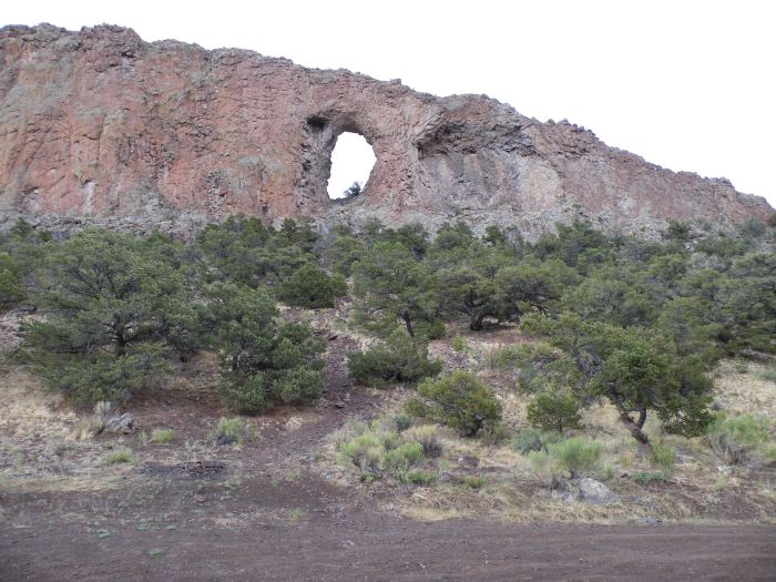 Natural arch in lava flow near Del Norte via the USFWS