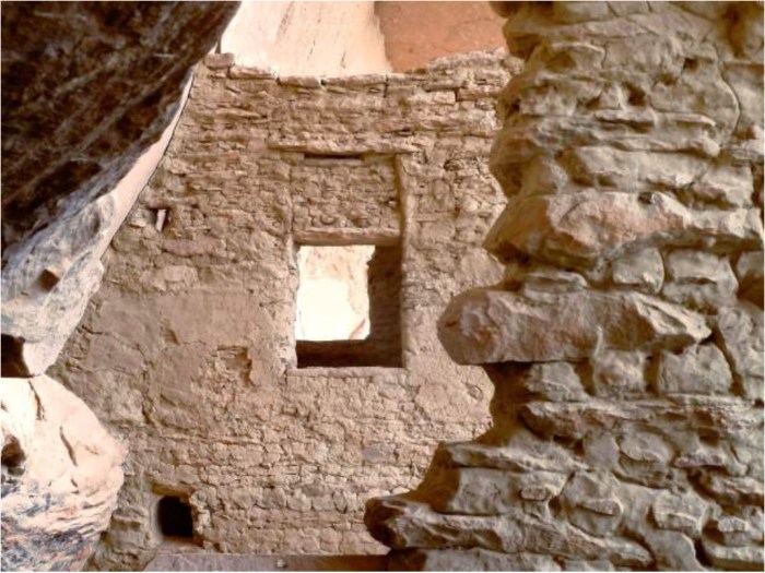 Some of the framework in the River House on the San Juan River.
