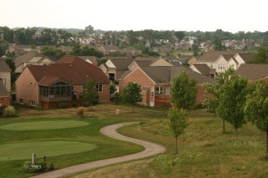 When planning suburban neighborhoods, for instance, a developer might buy land to set aside as habitat in exchange for encroaching on existing habitat. Image Credit: Roger Auch, USGS.