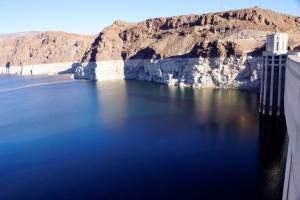 Lake Mead behind Hoover Dam December 2015 via Greg Hobbs.