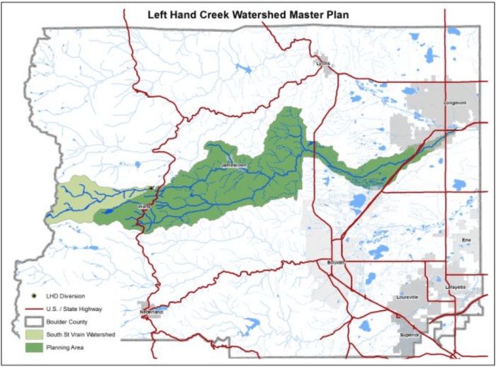 Map via Boulder County