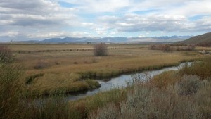 Spring sampling location along Little Sandy River in southern Wyoming. Photo credit: Chris Shope, USGSPublic domain