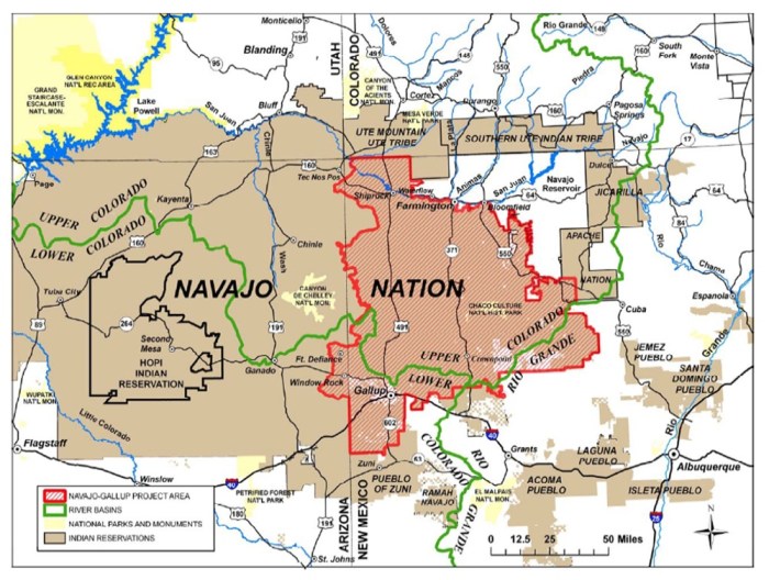 The $1 billion Navajo-Gallup water pipeline will take 12 years to build and could serve as many as 250,000 people a year by 2040, officials say. Image via Cronkite News.