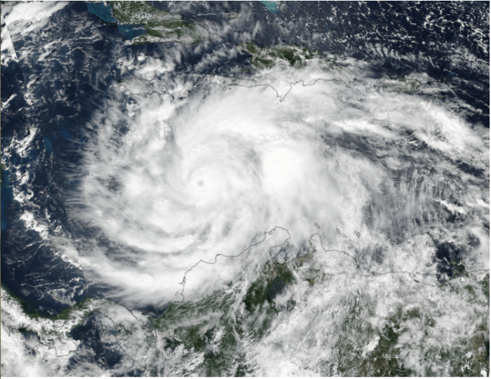 Hurricane Matthew SE of Florida October 5, 2016. Photo credit NASA (via The Washington Post).