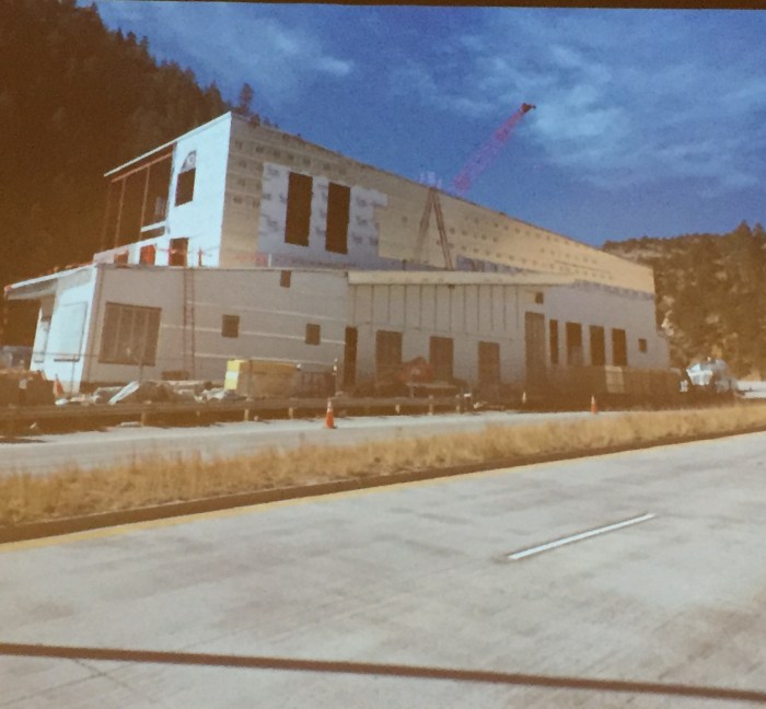 Photo from Paul Winkle (CPW) slide show at the South Platte Forum October 26, 2016.