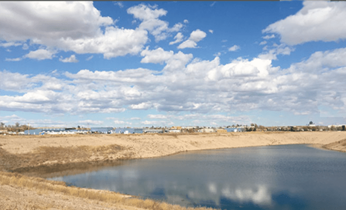 Geisert Reservoir photo via the Central Colorado Water Conservancy District.