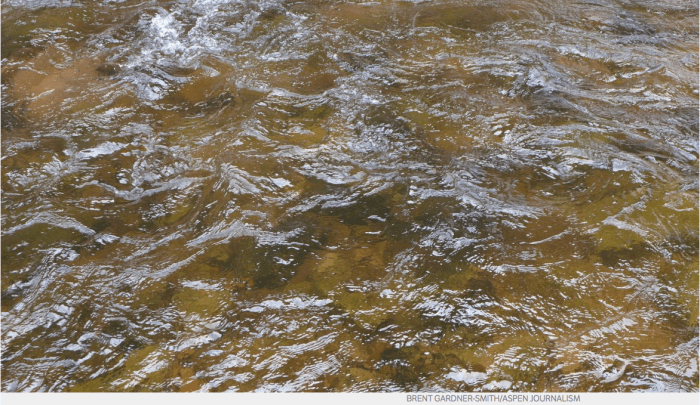 Flow in the Fryingpan. Photo credit Brent Gardner-Smith (@AspenJournalism).