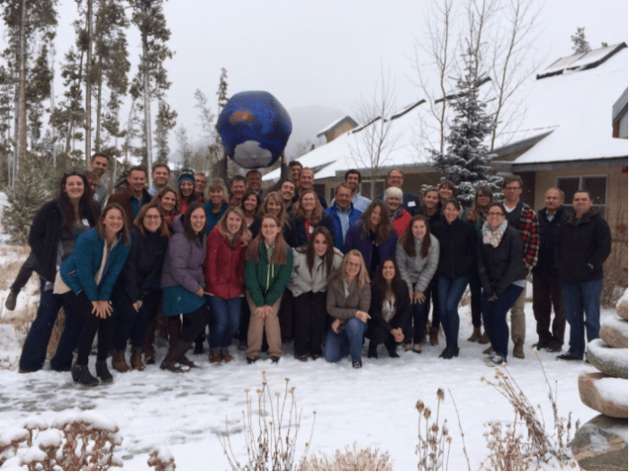 Photo from the the recent WEN Symposium in Keystone; it was also the first significant snowstorm of the year. Credit Colorado Foundation for Water Education.