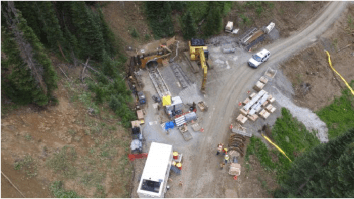 Aerial view of Michigan tunnel entrance via City of Fort Collins.