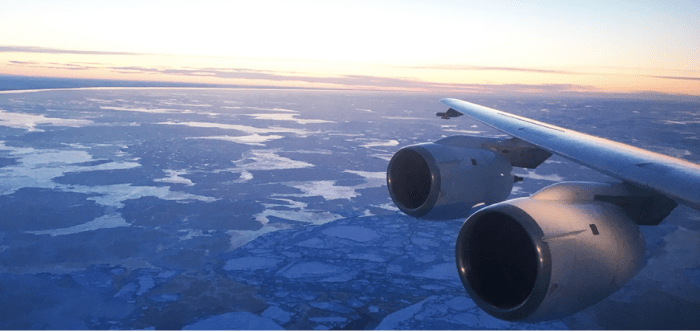 Unconsolidated sea ice January 39,, 2017 off Barrow, Alaska. Photo credit NOAA.