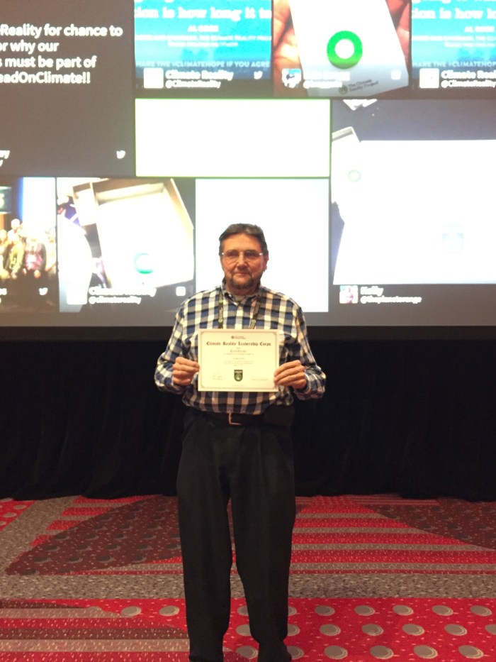Coyote Gulch at at graduation March 4, 2017. @ClimateReality #ActOnClimate