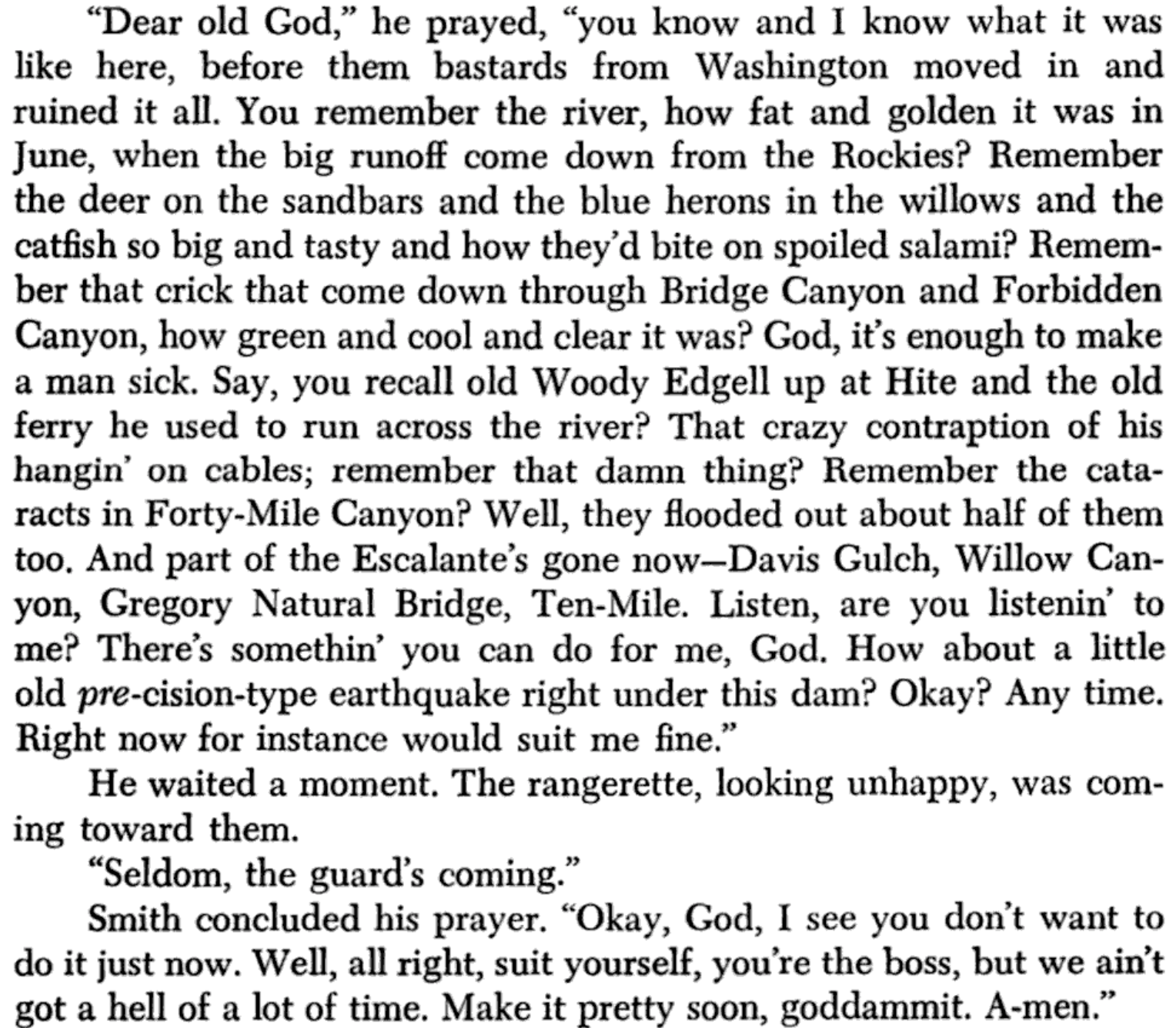 Lot’s of excitement at GlenCanyonDam in 1983, old Seldom Seen Smith